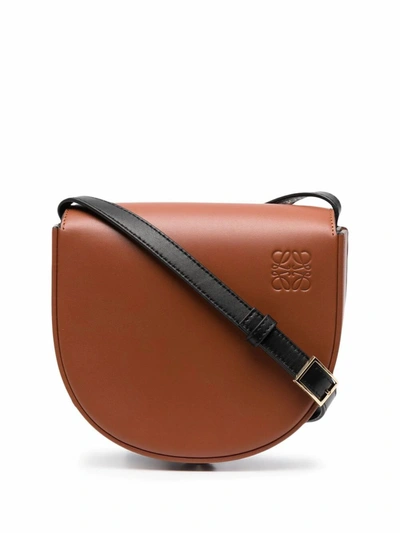 Loewe Women's Brown Leather Shoulder Bag