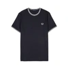 Fred Perry Twin Tipped T-shirt - Navy In Navy