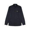 Fred Perry M8501 Button-down Shirt In Cotton Oxford In Navy