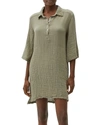 Michael Stars Cecily Gauze Dress In Olive
