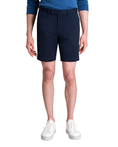 Bugatchi Men's Chino Cotton-stretch Casual Shorts In New Navy