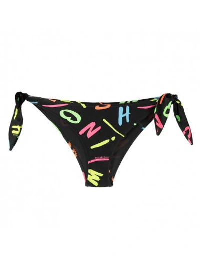 Moschino Swimsuit Bikini Pant With All Over In Black