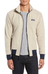 Patagonia Woolyester Fleece Jacket In Oatmeal Heather