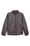 Patagonia 'nano Puff' Water Resistant Jacket In Forge Grey