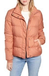 Patagonia Silent Water Repellent 700-fill Power Down Insulated Jacket In Century Pink