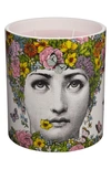 FORNASETTI FLORA LARGE CANDLE,3-86 GRN1900FL