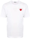 Comme Des Garçons Cdg Play Invader Heart Pixel T-shirt In White