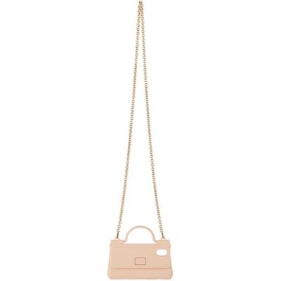 Dolce & Gabbana Pink Handbag Iphone X/xs Case In 80400 Pink