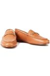 Sam Edelman Loraine Bit Metallic-horsebit Leather Loafers In Brown