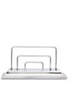 El Casco Chrome Letter Rack In Silber