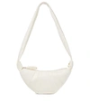 Lemaire Croissant Small Leather Cross-body Bag In White