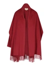 FERRAGAMO SALVATORE FERRAGAMO FRINGED CAPE