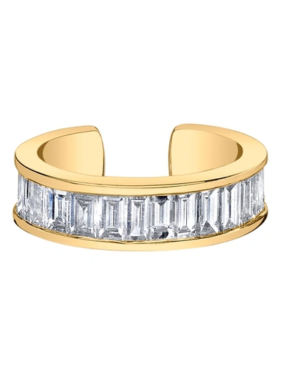 Anita Ko 18k Yellow Gold All Baguette Diamond Ear Cuff
