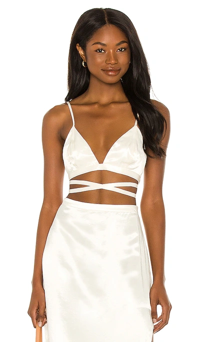 House Of Harlow 1960 X Sofia Richie Adonia Bralette In Ivory
