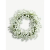 The White Company Queen Anne Lace Artificial Wreath In Natural