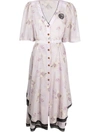 Ulyana Sergeenko Floral-print Maxi Dress In Rosa
