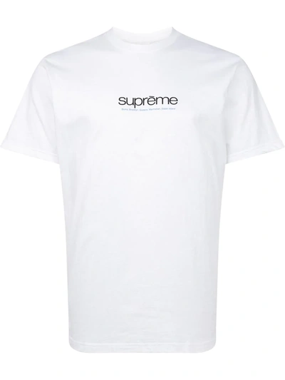 Supreme Five Boroughs T-shirt In White