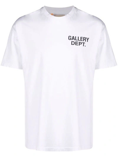 Gallery Dept. Logo-print Cotton T-shirt In White