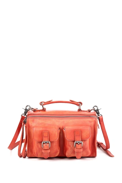 Old Trend Las Luna Leather Crossbody Bag In Terra Cotta