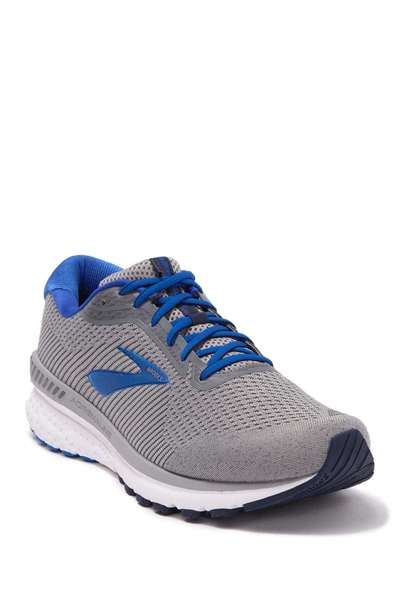 Brooks Adrenaline Gts 20 Running Shoe In 051 Grey/blue/navy