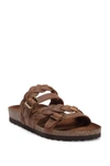 White Mountain Footwear Holland Footbed Sandal In Brown/leather