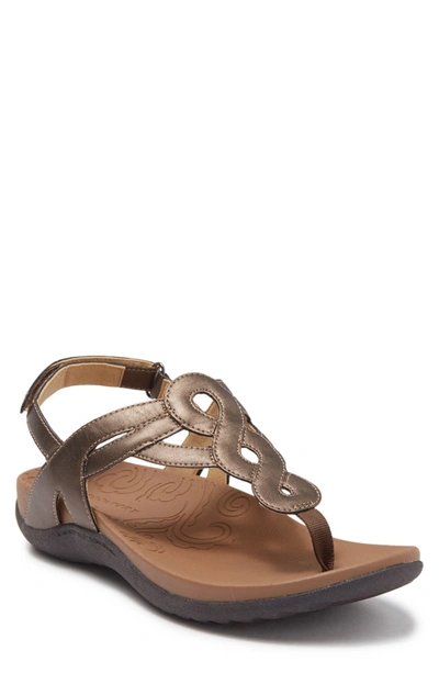 Rockport Ramona Thong Toe Sandal In Bronze