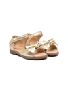 AGE OF INNOCENCE MARGO BOW-DETAIL SANDALS