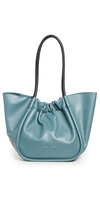 Proenza Schouler Large Ruched Tote In Orion Blue