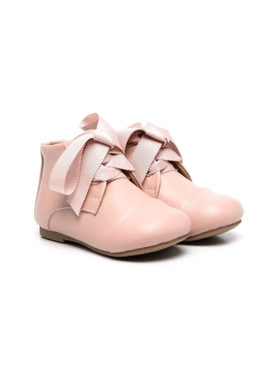 Age Of Innocence Kids' Jane Leather Ankle Boots In Pink