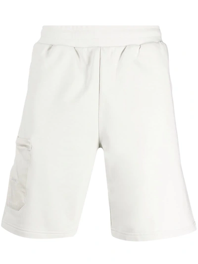 A-cold-wall* Embroidered Logo Track Shorts In Neutrals