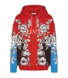 VALENTINO DARK BLOOMING PRINT HOODIE,16856498