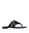 TOD'S TOD'S LEATHER THONG SANDALS,16883739