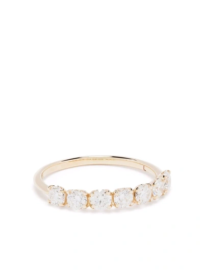 Dinny Hall 14kt Yellow Gold Primrose Diamond Half Eternity Ring