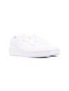 Puma Teen Cali Sport Leather Sneakers In White