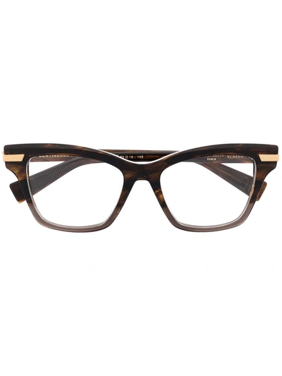 Balmain Eyewear Cat-eye Glasses In Brown