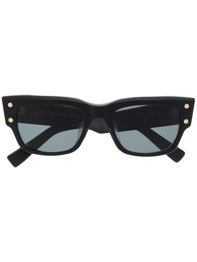 Balmain Eyewear Square-frame Sunglasses In Black