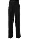 GANNI STRAIGHT-LEG TAILORED TROUSERS