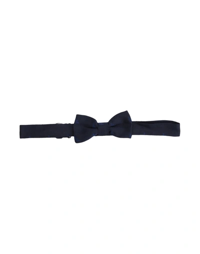 Emporio Armani Bow Ties In Midnight Blue