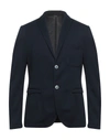 Grey Daniele Alessandrini Suit Jackets In Dark Blue