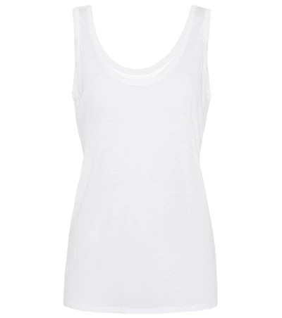 The Row Essentials Frankie Organic Cotton-jersey Tank In White