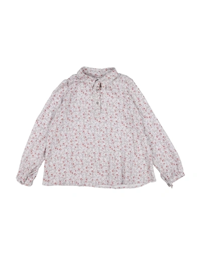 Miss Pois Kids' Shirts In Light Pink