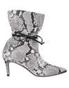 Twiggy Ankle Boots In Grey