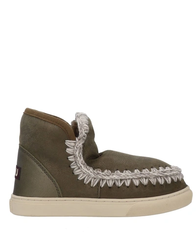 Mou Ankle Boots In Green