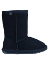 Emu Ankle Boots In Dark Blue