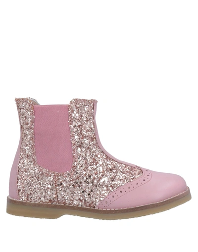 Oca-loca Kids' Ankle Boots In Pastel Pink