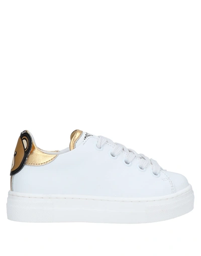 Moschino Teen Kids' Sneakers In White