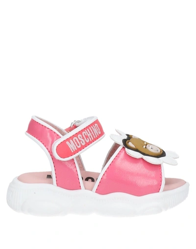 Moschino Baby Kids' Sandals In Pink