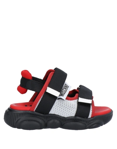 Moschino Teen Kids' Sandals In Red