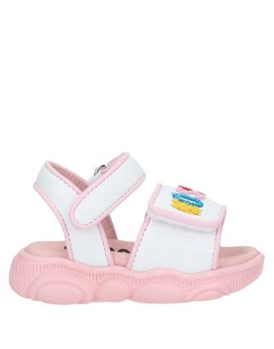 Moschino Baby Kids' Sandals In White