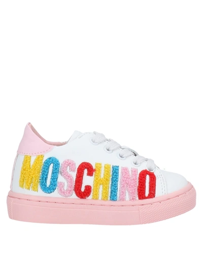 Moschino Baby Kids' Sneakers In White